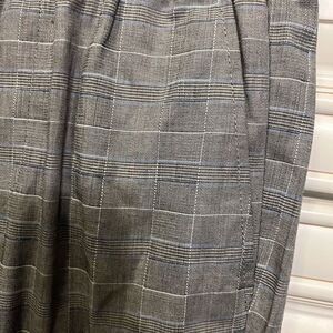 Only & Sons smart slim plaid pants in gray Sz S
